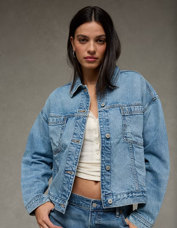 AE Swing Denim Jacket | American Eagle Outfitters (US & CA)