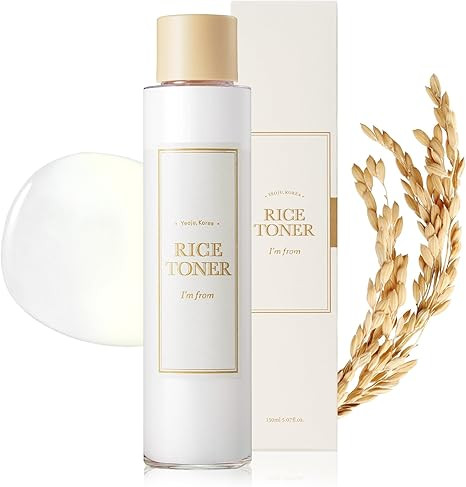 I'm From Rice Toner, 77.78% Rice Extract from Korea, Glow Essence with Niacinamide, Hydrating for... | Amazon (US)