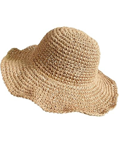 Senker Fashion Beach Straw Hats for Women, Handmade Floppy Bucket Sun Hat for Summer Vacation Wid... | Amazon (US)