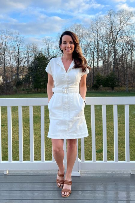 Easter look
Dress is from last year but I linked a few similar white denim dresses. 
 

#LTKstyletip