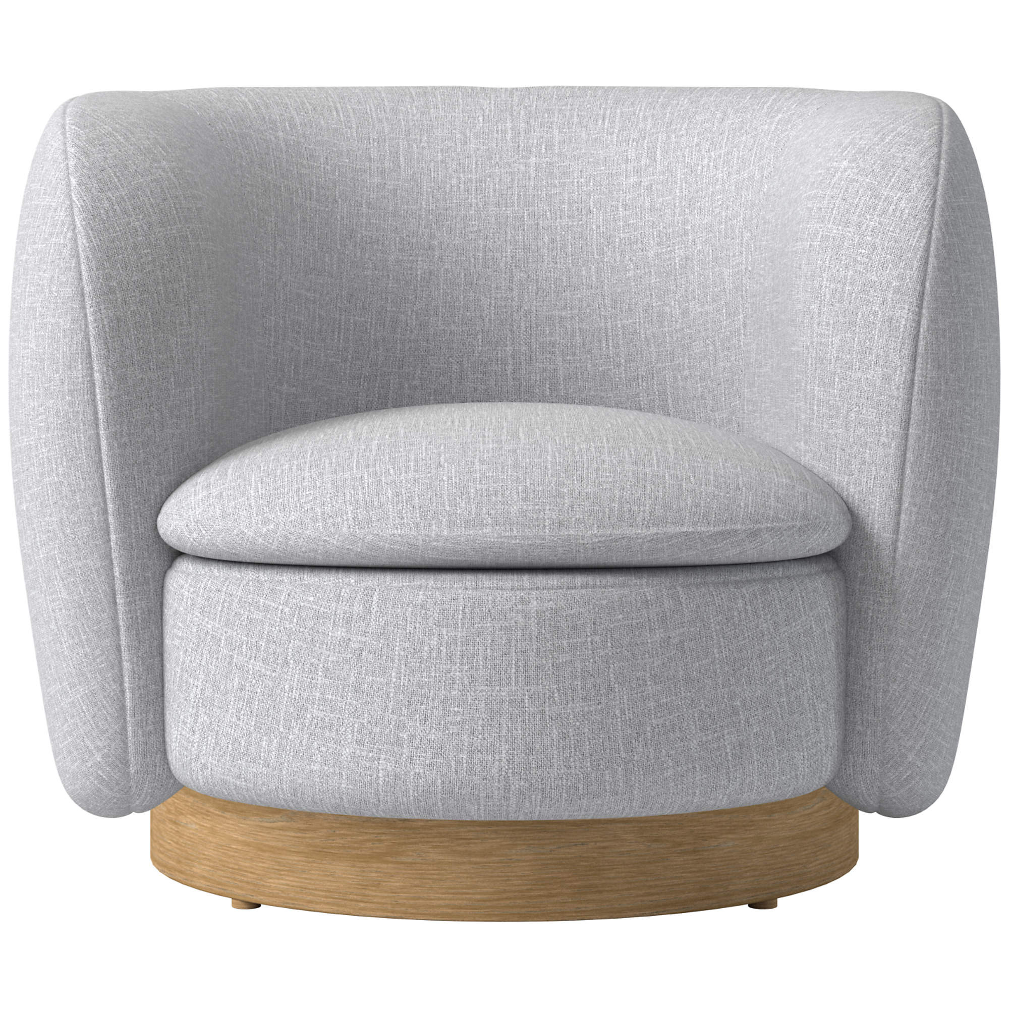 Muir Camel Velvet Swivel Chair | CB2 | CB2