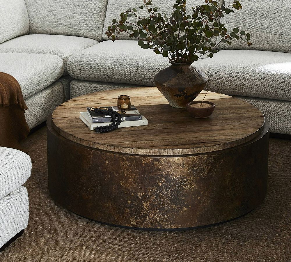 Ruthford Round Coffee Table (47.5") | Pottery Barn (US)