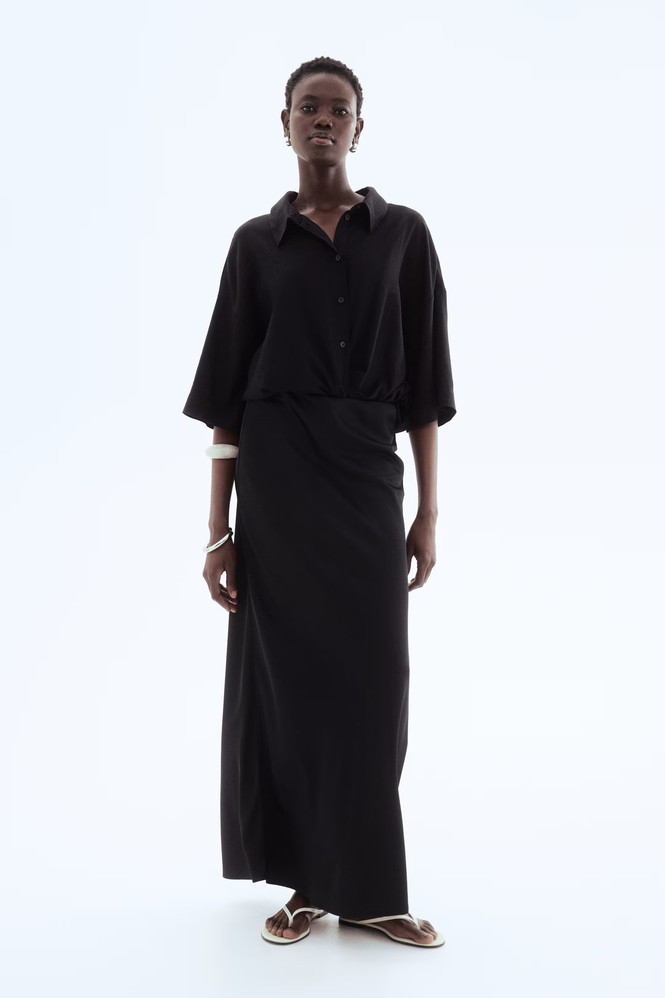 Satin Slip Skirt - Powder pink - Ladies | H&M US | H&M (US + CA)