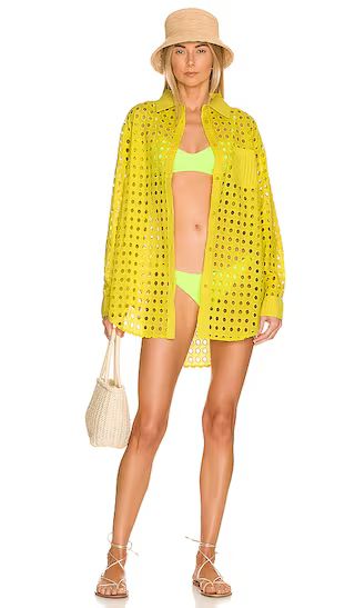 The Oxford Tunic in Citron | Revolve Clothing (Global)