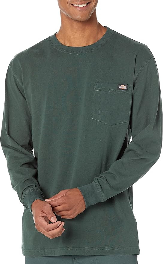Dickies Big and Tall Men's Long Sleeve Heavyweight Crew Neck | Amazon (US)