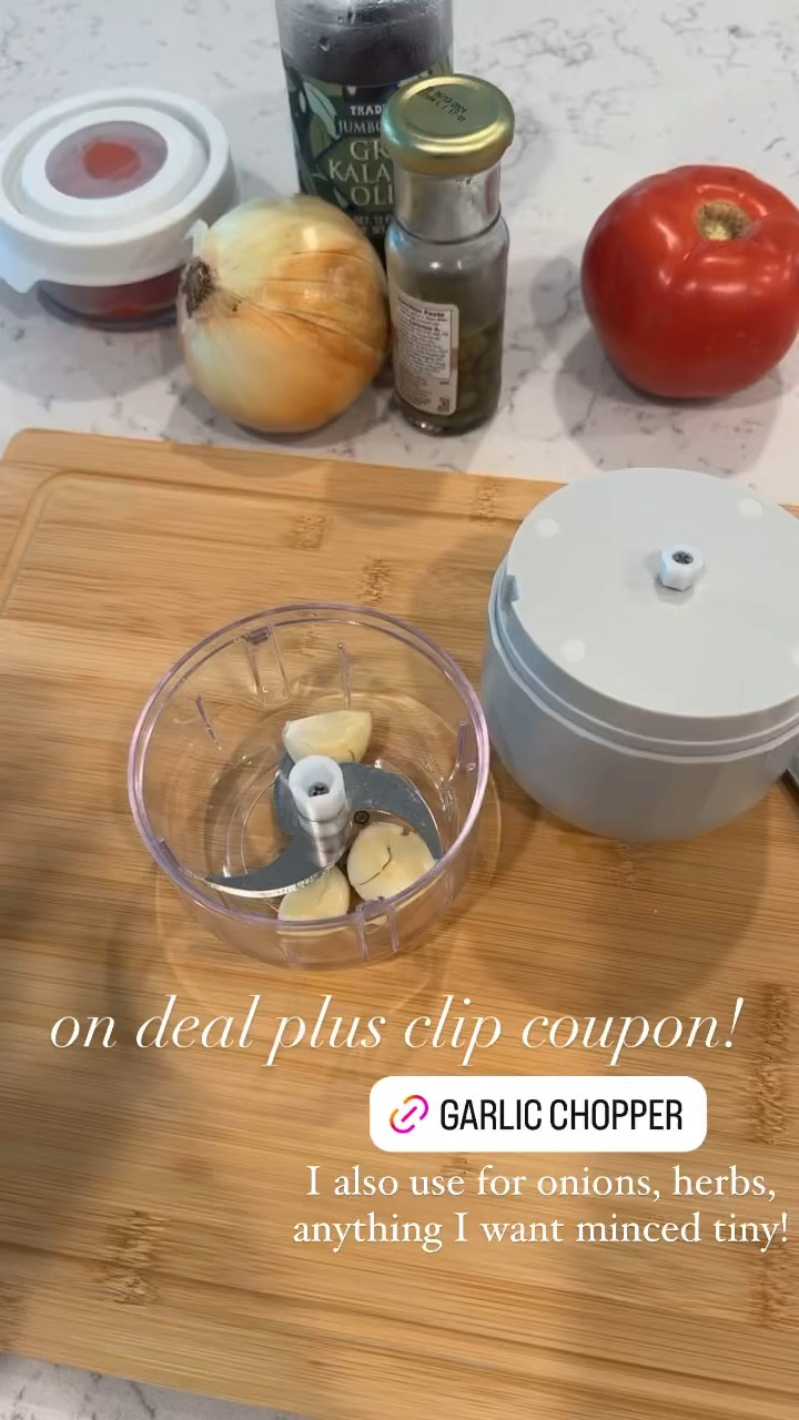 My favvv garlic chopper 🧄 included in Amazon Prime sale!  

Kitchen appliance, housewarming gift, kitchen must have, Amazon find 

#LTKSaleAlert #LTKFindsUnder50 #LTKHome