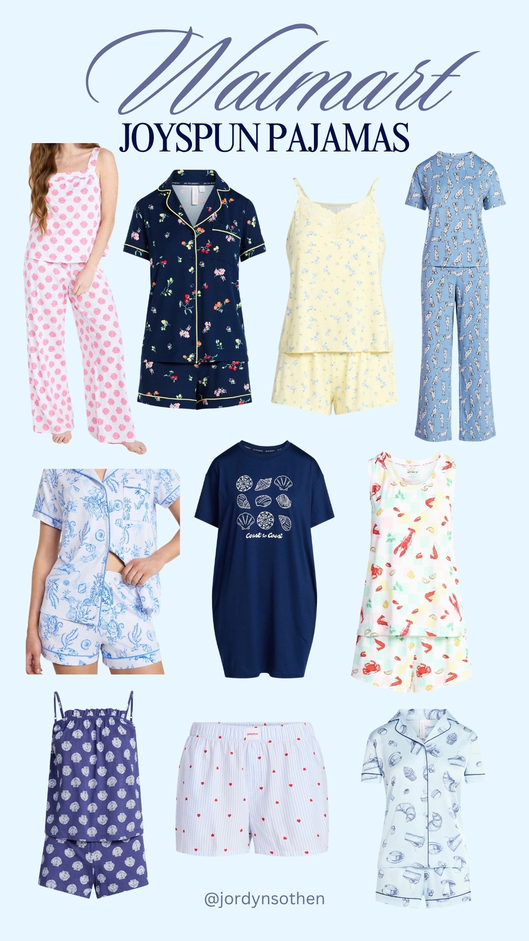 Current Walmart joyspun pajamas💙 Walmart finds, Walmart try on, Walmart fashion, affordable fashion, summer fashion, coastal style, cute pajamas, matching sets, summer pjs, soft sleepwear, joyspun pajamas #pajamas

#LTKootd #LTKgrwm #LTKmorningroutine
