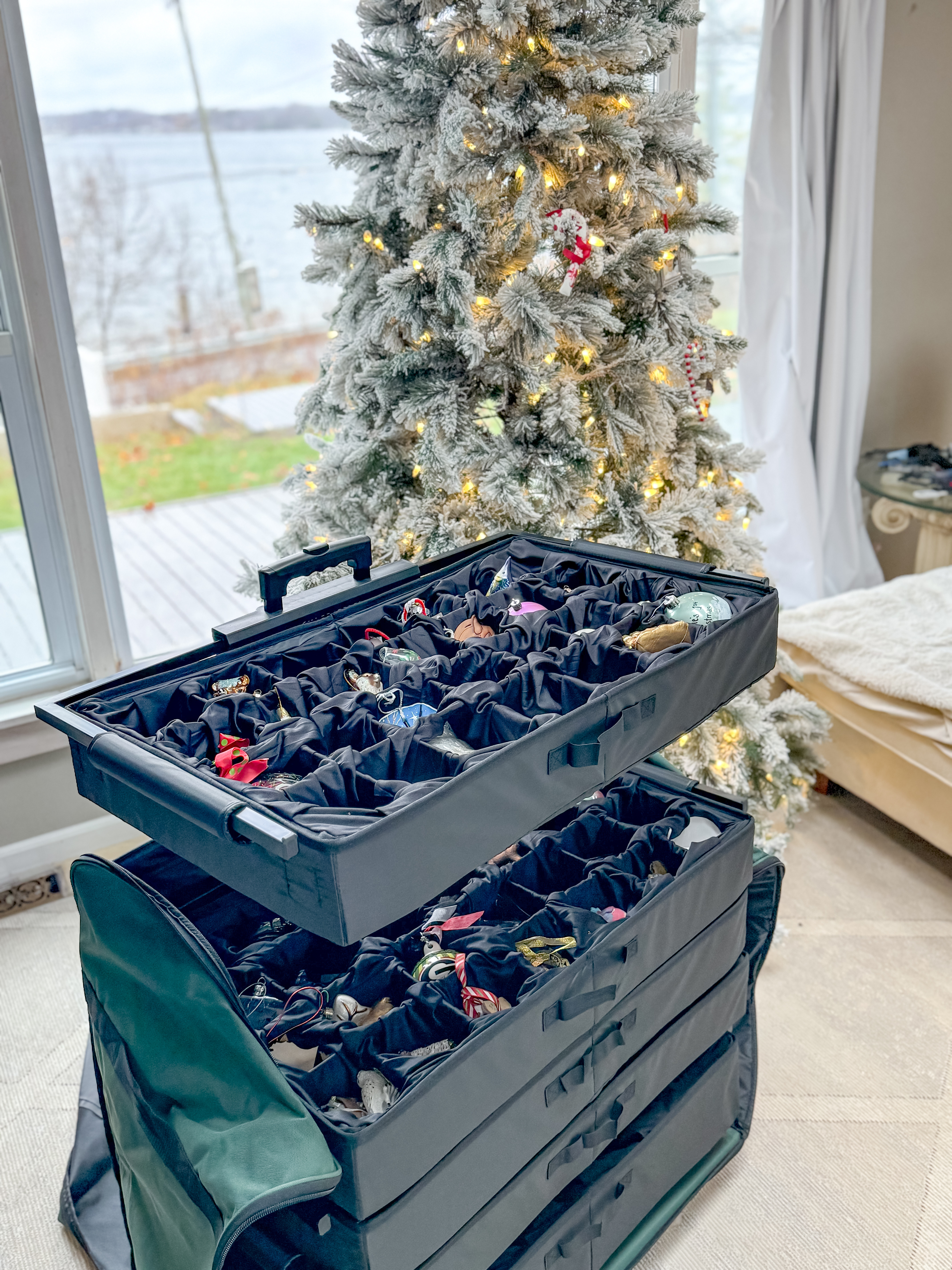 This telescoping Christmas Ornament storage organizer from @Wayfair is my gift to myself this holiday season. No more tediously wrapping my precious glass ornaments in tissue paper. This organizer protects each ornament in its own storage compartment and protects them with fabric. The storage trays are removable so I can take each tray straight to the Christmas tree to decorate rather than taking one ornament at a time. And added bonus: it has WHEELS for easy storage.  AND…If you missed out on Wayfair’s Cyber Monday, you’re in luck! On 12/2, Wayfair is offering massive deals during Cyber Monday! Save up to 80% off and get fast shipping! #ad #Wayfair
 

 

#LTKSeasonal #LTKCyberWeek #LTKHoliday