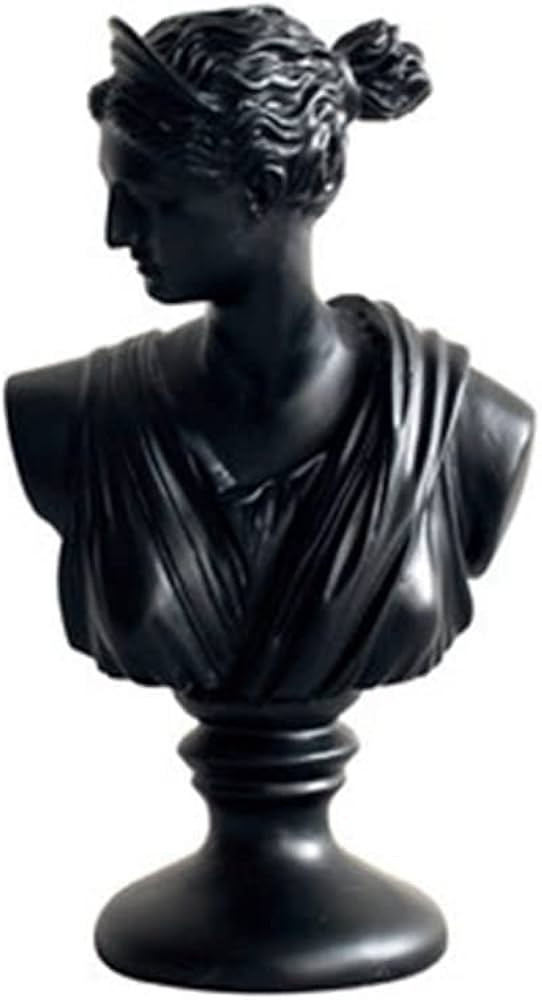 Retro Apollo Head Portrait Venus Bust Statue Classic Elegant Home Decorations Resin Craftwork Apo... | Amazon (US)
