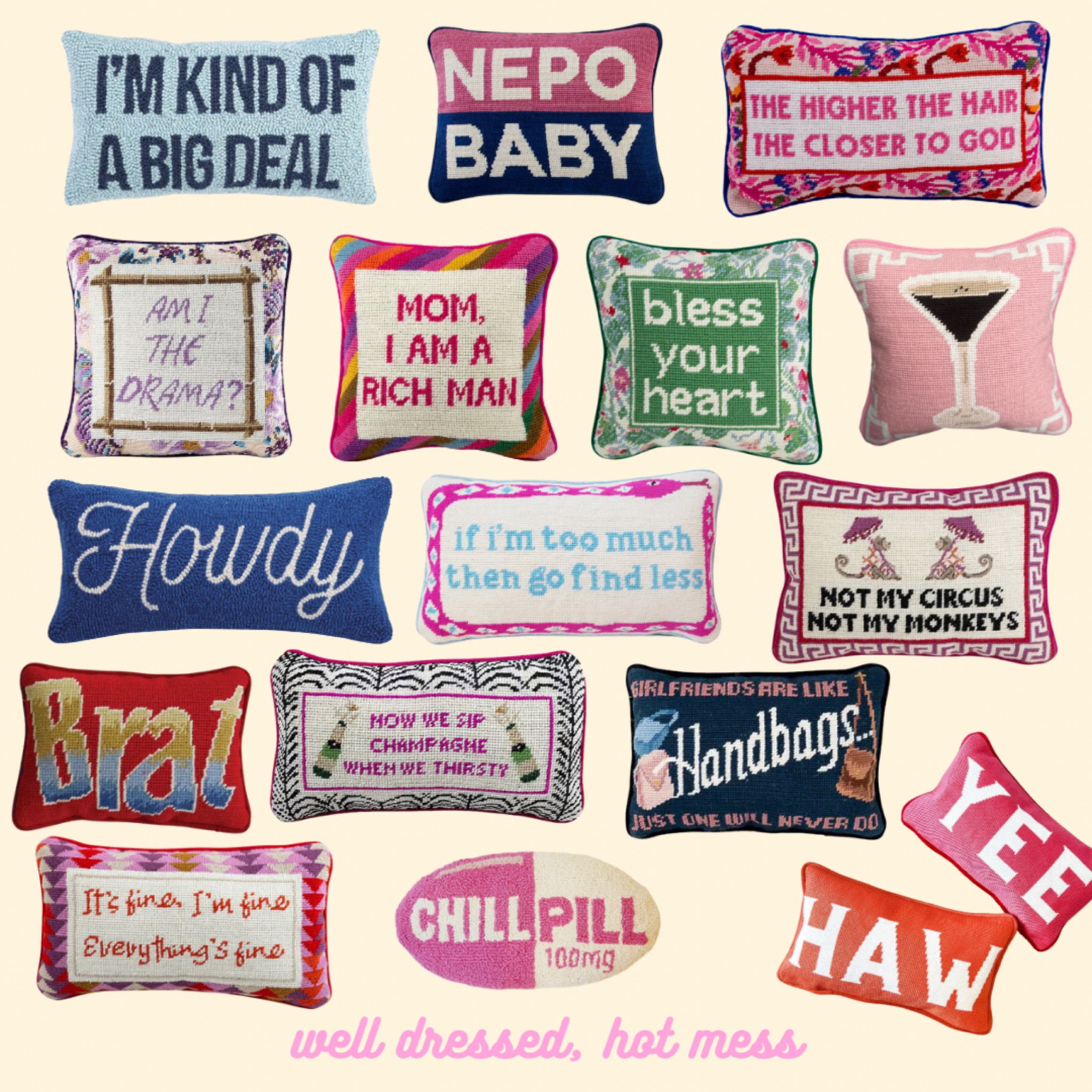 NEEDLEPOINT PILLOWS: 🤍


Needlepoint pillows, home decor, home decor ideas, interior design, home items, cute home decor, pillows, cute pillow ideas, home accents, apartment decor, apartment living, cute pillows, best pillows, accent pillows, accent home decor, home gift ideas, cute gift ideas, gift guide, housewarming gifts 

#LTKhome #LTKGiftGuide #LTKstyletip