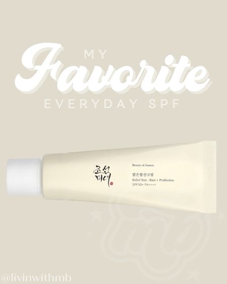 Korean SPF 50+ PA++++
A soothing rice & probiotic sunscreen that I wear daily alone and under makeup!!! My absolute fave!!!!

#LTKBeauty #LTKOver40
