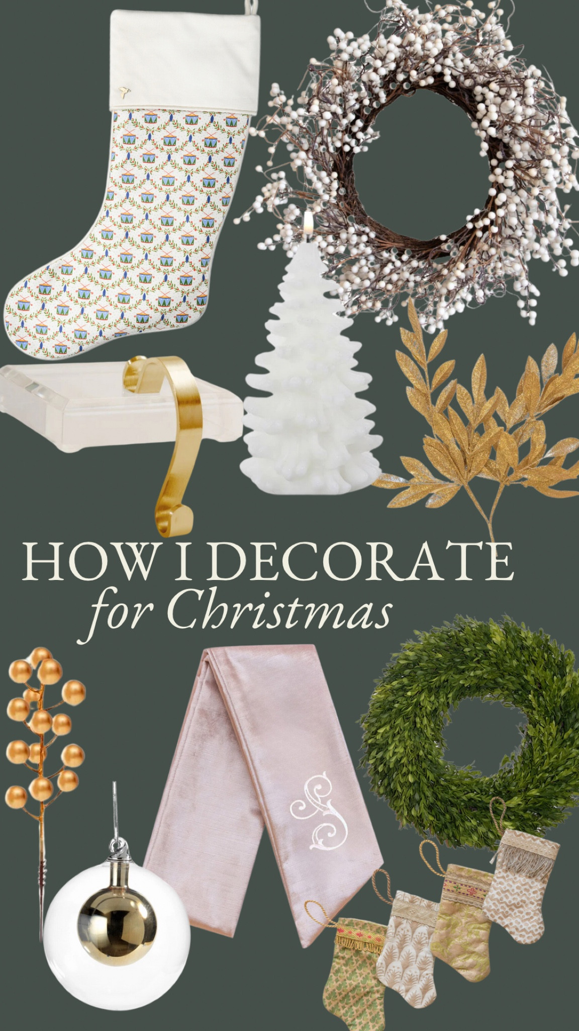 Shop the holiday decor I have in my own home. From Christmas wreaths to stocking holders to garland, I’m sharing it all! 

#LTKGiftGuide #LTKSeasonal #LTKHoliday