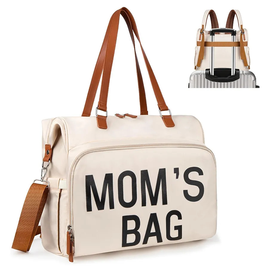 Diaper Bag Backpack Baby Bag, 4 in 1 Diaper Bag Tote, Mom Bag for Hospital with 14 Pockets, Diape... | Amazon (US)