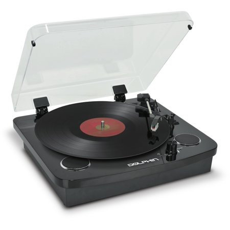 DOLPHIN RETRO RECORD PLAYER with BLUETOOTH SPEAKER | Walmart (US)