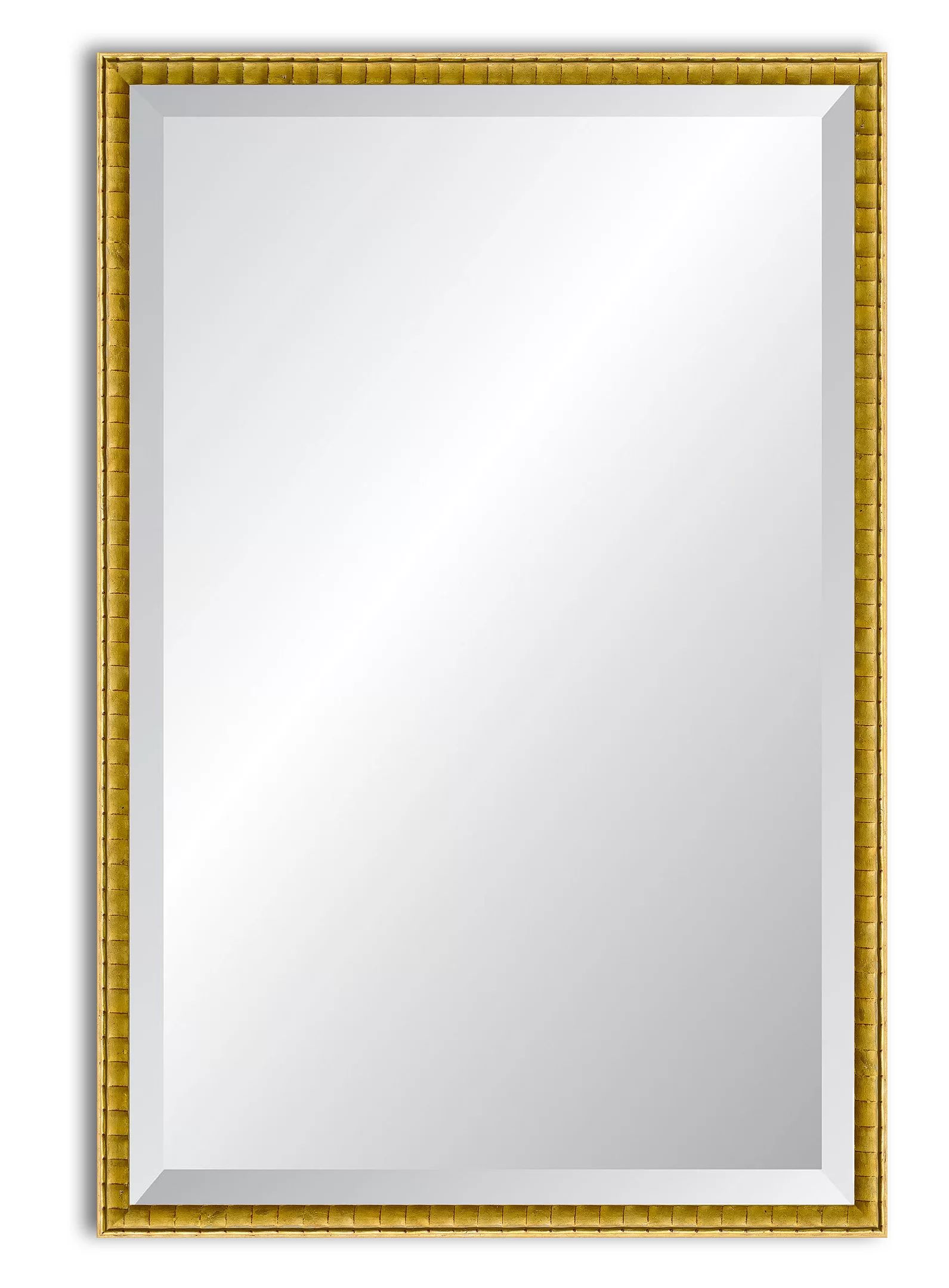 Luzon Gold Bamboo Beveled Accent Mirror | Wayfair North America