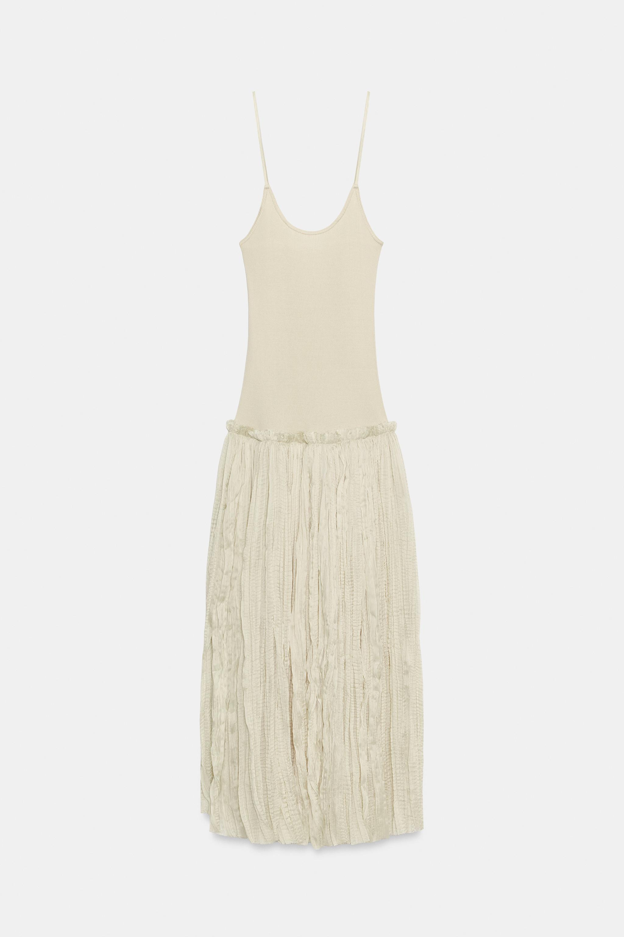 COMBINATION MIDI DRESS | Zara US