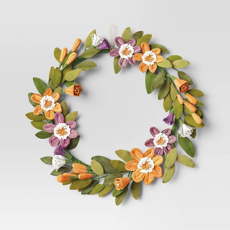 Target/Home/Home Decor/Decorative Objects‎Shop all ThresholdEaster Flower Wreath - Threshold™... | Target