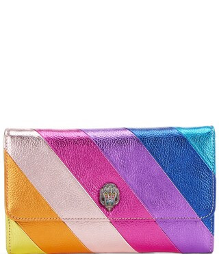 Kurt Geiger London Kensington Metallic Rainbow Wallet Crossbody Bag | Dillard's | Dillard's