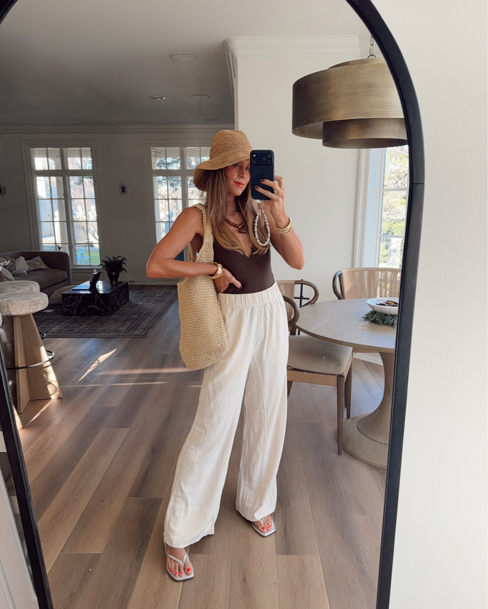 A forever repurchase 🙌 lightweight linen pants that are perfect for spring, transitioning into fall, and double as the cutest beach cover-up.

#LTKmomlife #LTKSeasonal #LTKootd