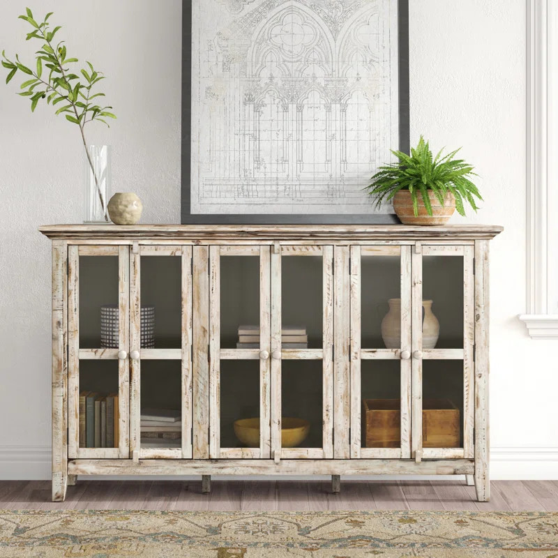 Claire 70" Wide Acacia Wood Sideboard | Wayfair North America