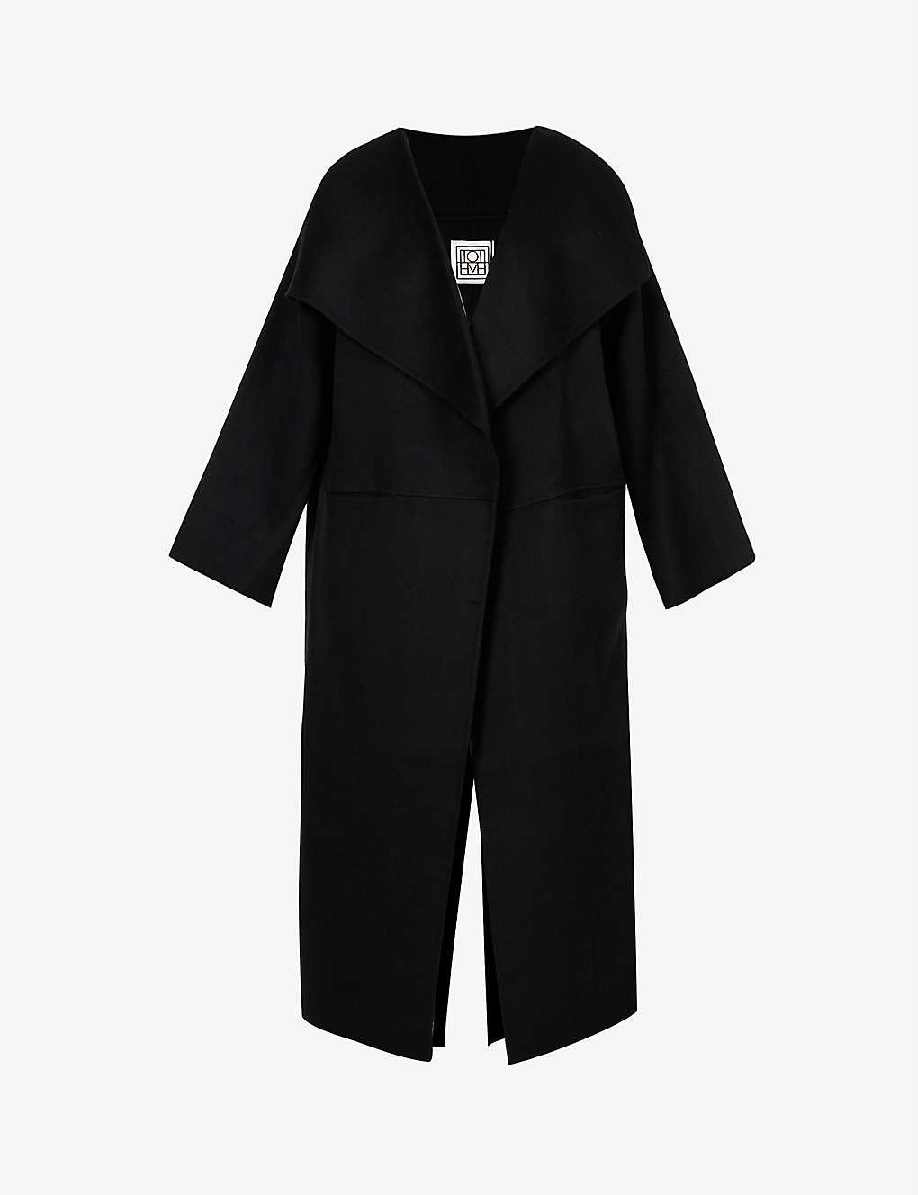 Signature dropped-shoulder wool and cashmere-blend coat | Selfridges
