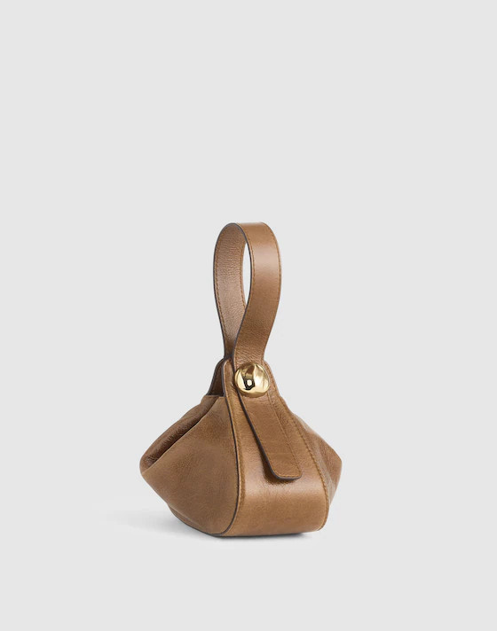 The Sculpted Metal Wristlet Bag | Madewell | Madewell