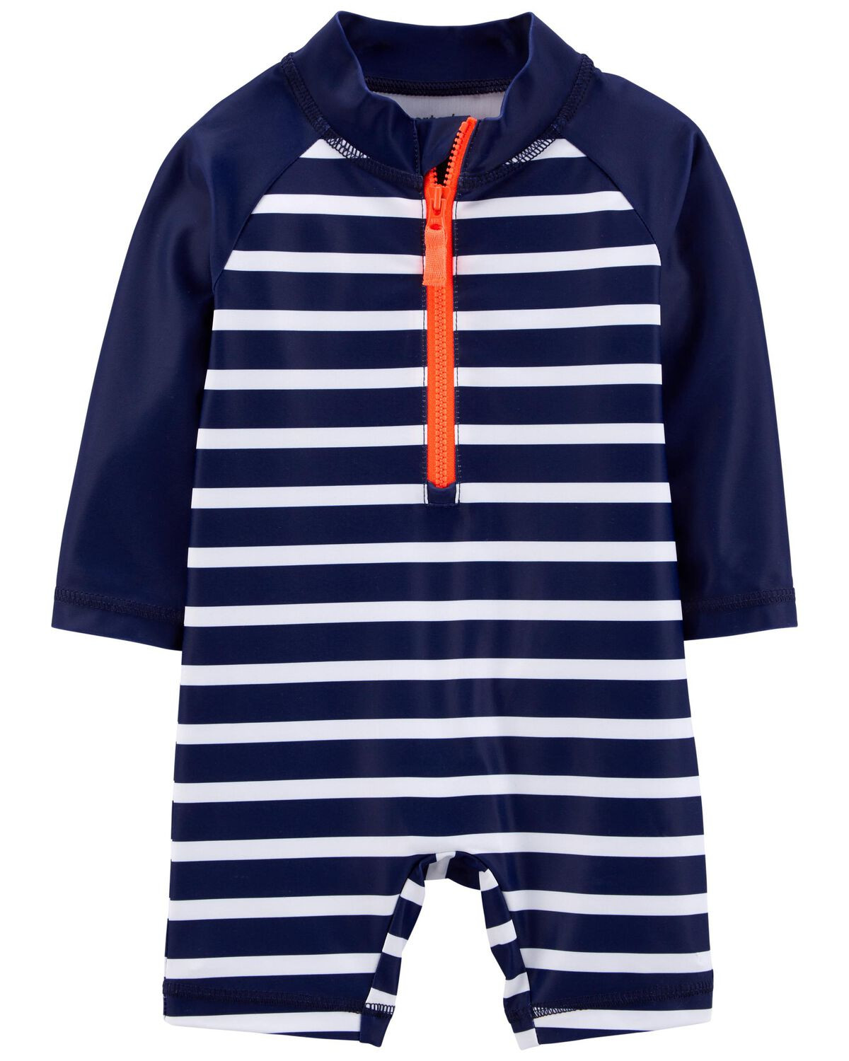 Navy Baby 1-Piece Striped Rashguard | carters.com | Carter's