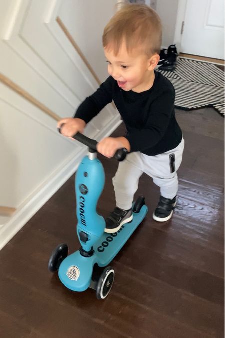 My toddlers favorite toy! This scooter transformers to a bike and also has a handle to push it as well.  The wheels also light up! 

#LTKGiftGuide #LTKkids #LTKfamily