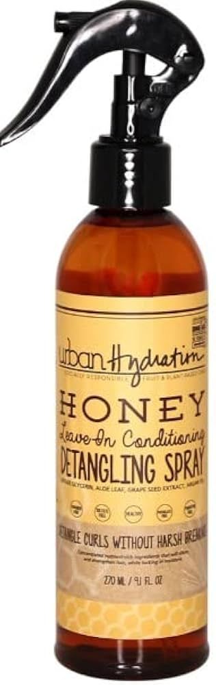 Urban Hydration Honey Health and Repair Hair Detangler | Sulfate, Paraben and Dye Free, Detangles... | Amazon (US)