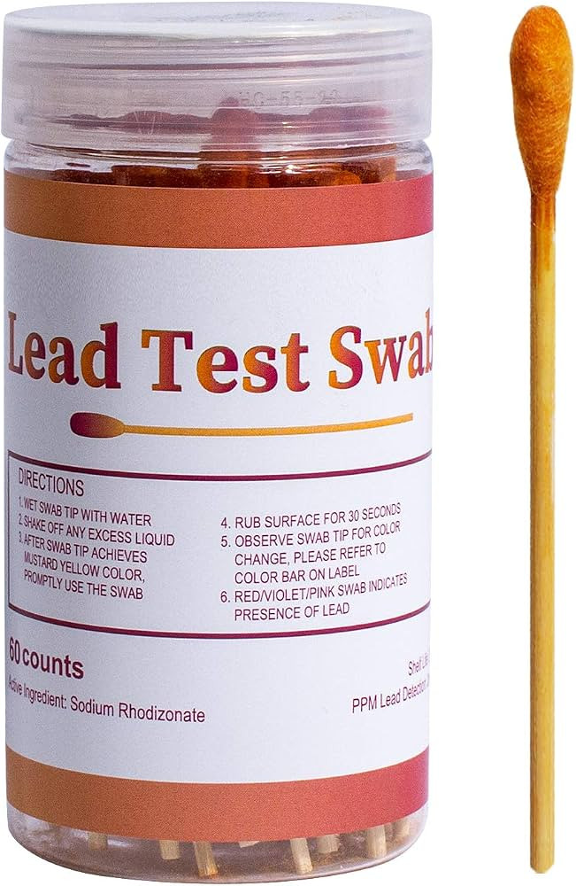 Lead Paint Test Kit with 60 pcs Test Swabs, Webetop Instant Lead Test Kit for All Painted Surface... | Amazon (US)