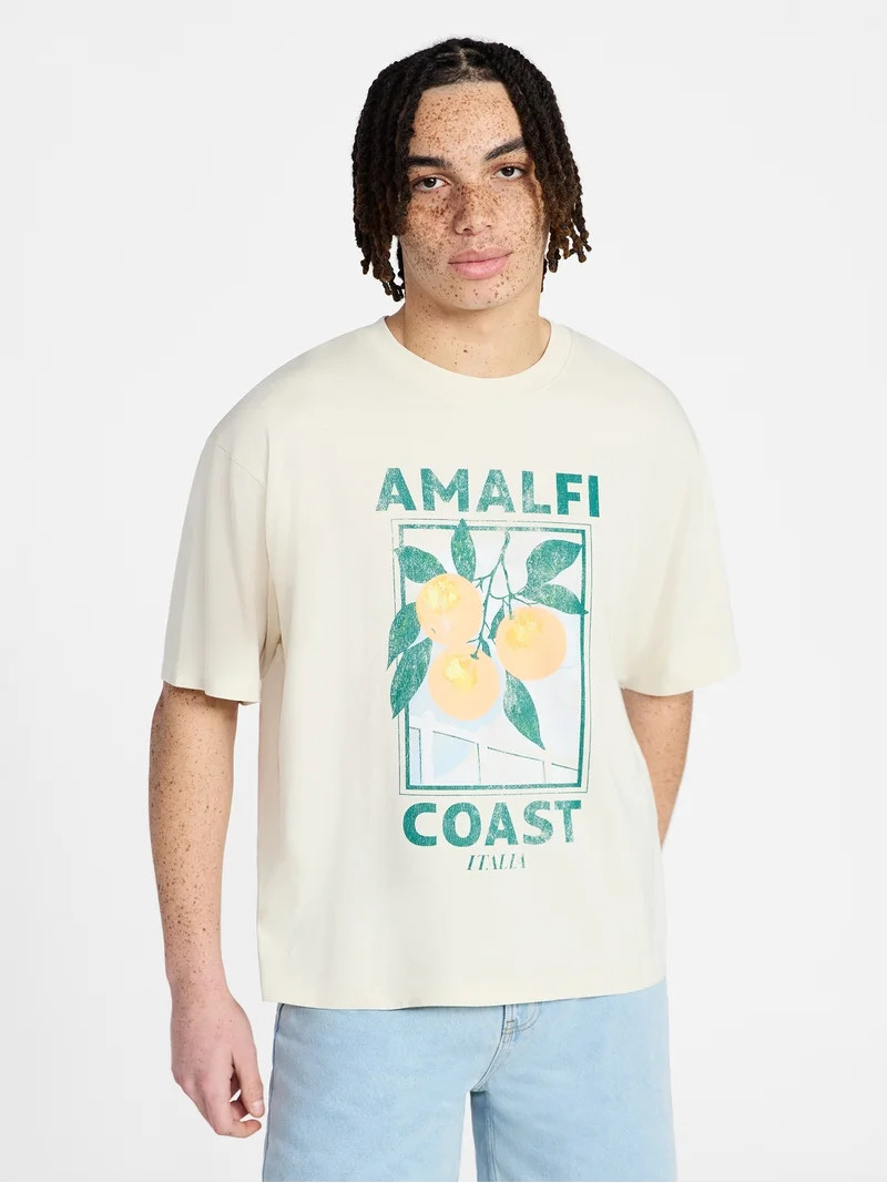 No Boundaries Heavyweight Graphic Tee with Short Sleeves, Men's XS-4XLT | Walmart (US)