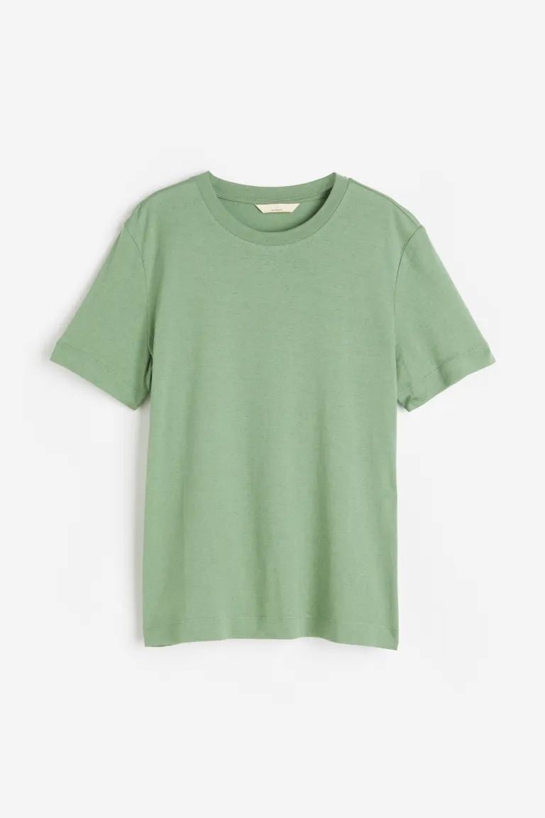 Silk-blend T-shirt | H&M (US)