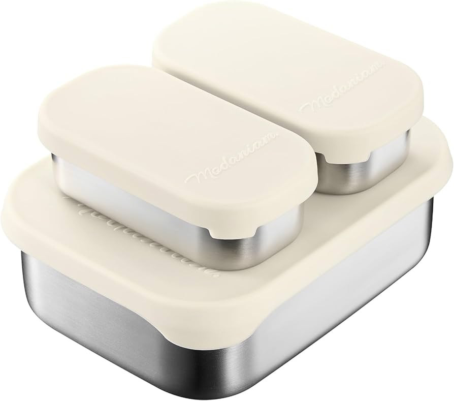 Leak proof Stainless Steel Lunch Box containers | Stainless Steel bento box | Sandwich ,snacks Fo... | Amazon (US)