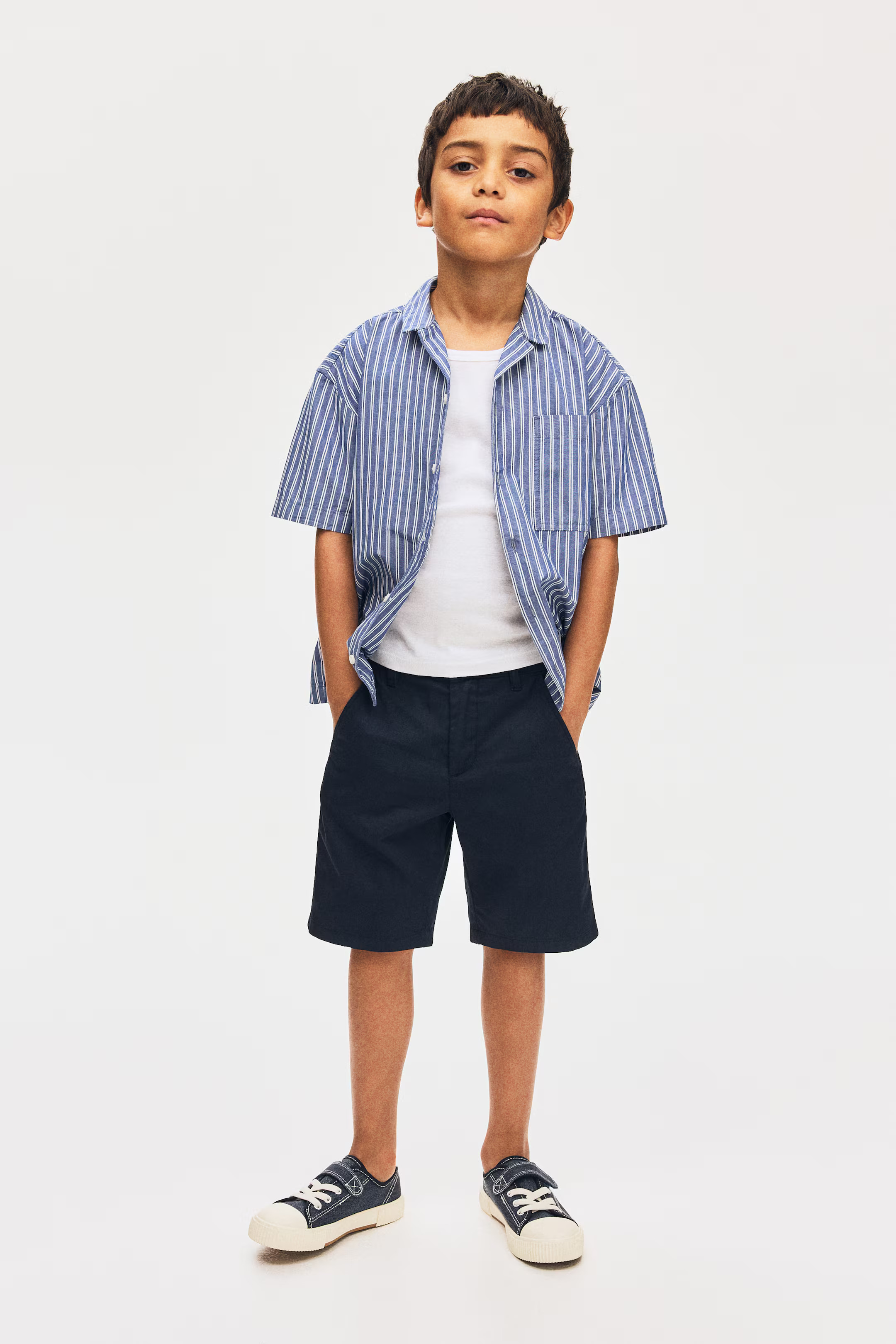 - Cotton Chino Shorts - Rust brown - Kids | H&M US | H&M (US + CA)