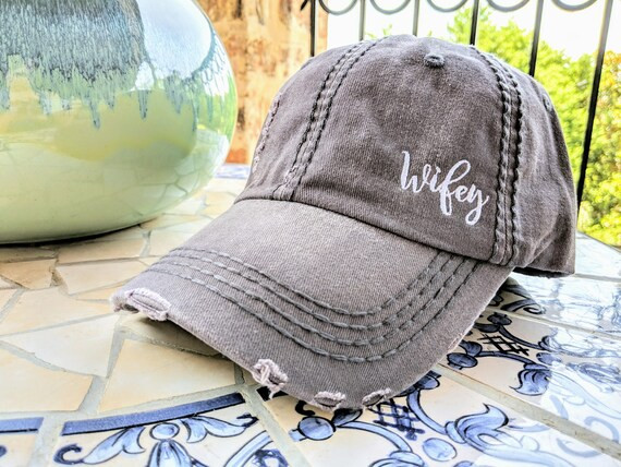 Wifey Hat, Wifey Baseball Cap, Hat with Wifey on the side, Hat with Small Wifey, Hat with small t... | Etsy (US)
