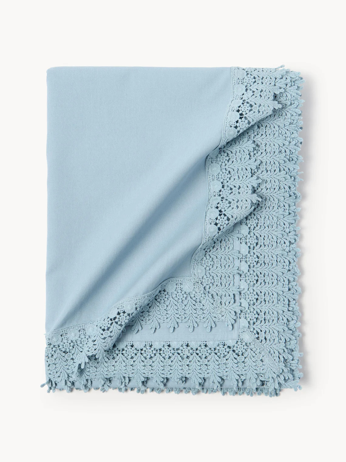 Tischdecke Flavia mit Spitzenabschluss | Westwing EU