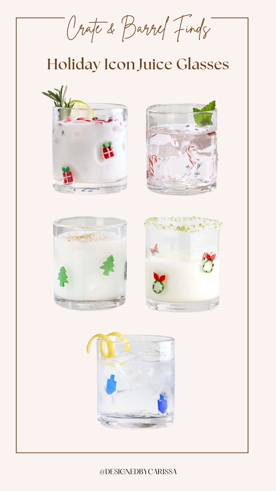love the crate & barrel Christmas icon glasses!! so simple & classic, plus the price isn’t too bad!! 🎄

#LTKHome #LTKSeasonal #LTKSaleAlert