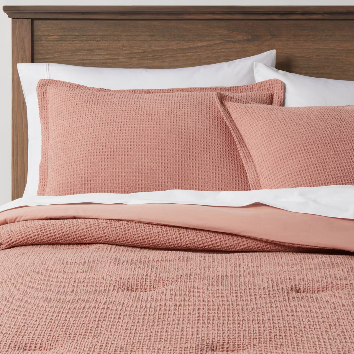 Washed Waffle Weave Comforter and Sham Set - Threshold™ | Target