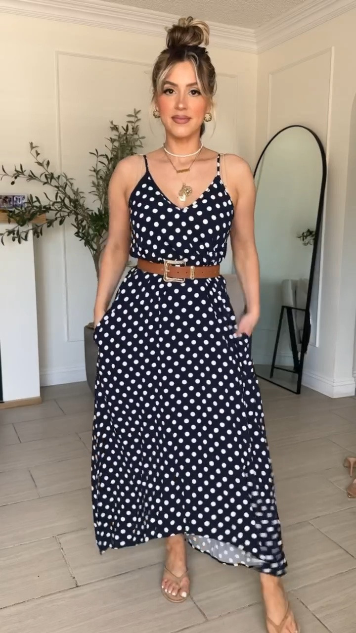 The perfect versatile casual summer dress! Wearing a size small 

Adjustable straps to raise neckline! 
Has pockets
Perfect to wear with or without belt! 

Love it for a baby shower, brunch or any outdoor activity ladies 💋

#LTKgrwm #LTKootd #LTKmomlife