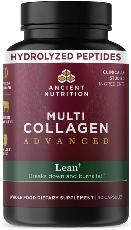 Ancient Nutrition Advanced Multi Collagen Peptides Capsules, Lean | Amazon (US)