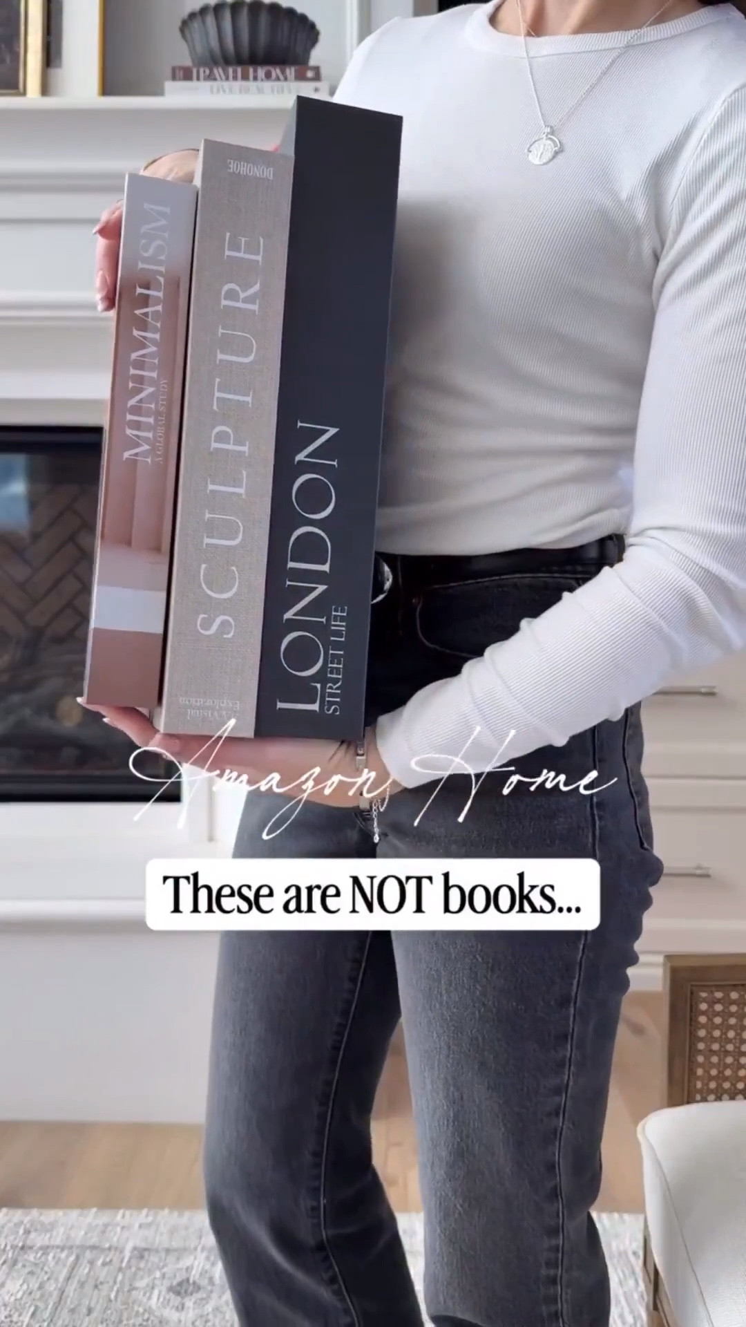 Amazon designer look… hidden storage. 🤌🏼✨

I love a home that feels beautiful and functional, and these oversized decorative book boxes are one of my FAVORITE Amazon finds right now: They look like luxury coffee table books, but they secretly store all the little everyday things that usually clutter up your space.

Think: remotes, keys, mail, reading glasses — even those random items that never seem to have a proper home.

✔️ Ultra-realistic book design
✔️ Heavy-duty, sturdy construction
✔️ Neutral, timeless styling
✔️ Perfect for coffee table styling + hidden storage

I especially love this set of 3 oversized faux books for layering on a coffee table, console, or shelf to get that high-end designer look without the designer price.

FOLLOW for more Amazon home finds, designer look-for-less decor, and smart storage upgrades that make your home work (and look) better.

#amazonhome #amazondecor #bookboxes #fauxbooks #HomeDecor #InteriorStyling #NeutralInteriors #ModernTraditional #TimelessDesign #HomeInspo #LayeredHome #LivingRoomInspo #InteriorDesignIdeas #DesignInspiration #CozySpaces #InteriorDetails #homestylinginspo #homerefresh #InteriorDetails #homestylinginspo

#LTKOver40 #LTKHome #LTKdayinmylife