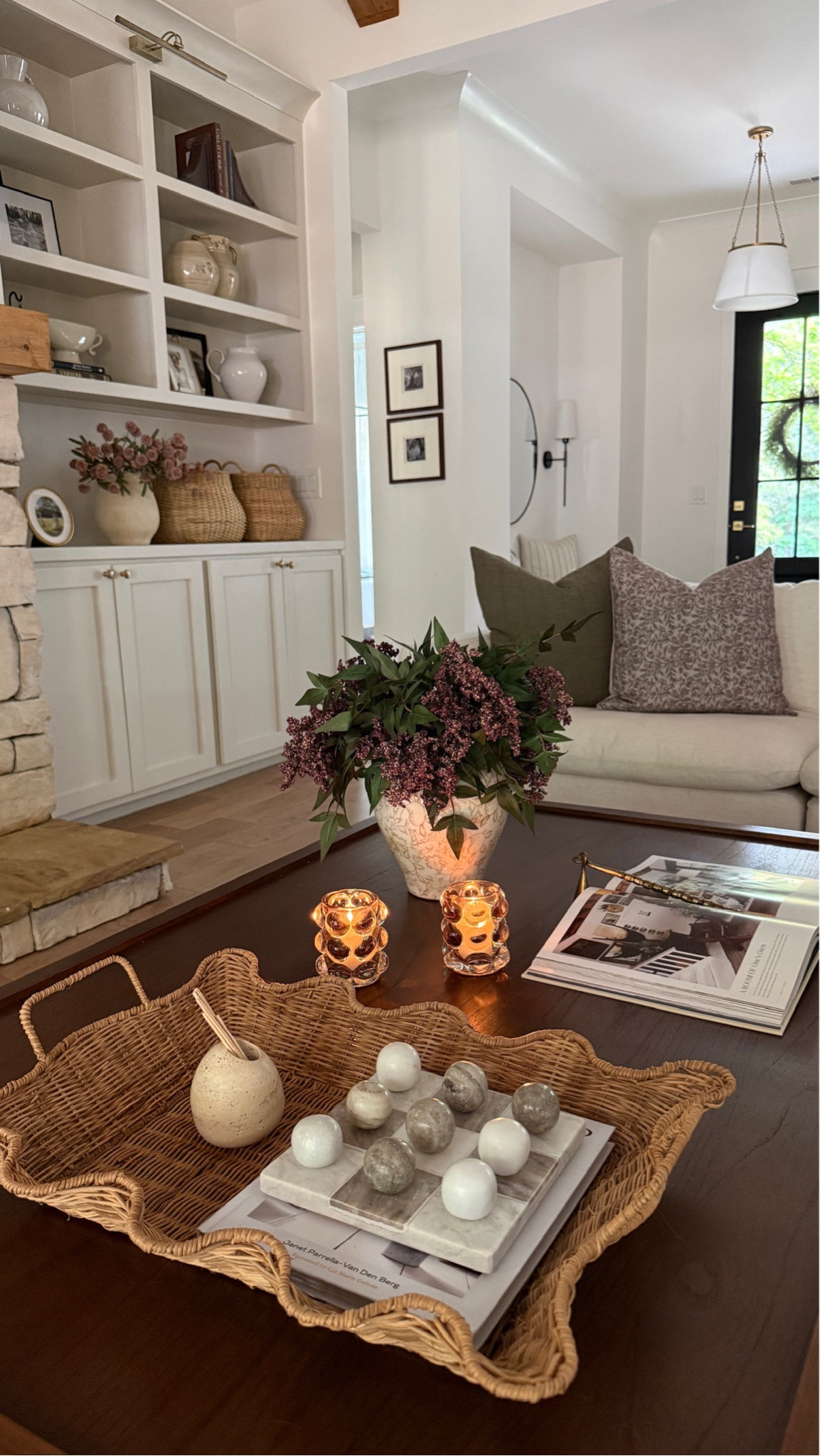 Pretty coffee table details 🤍

#LTKHome #LTKSeasonal