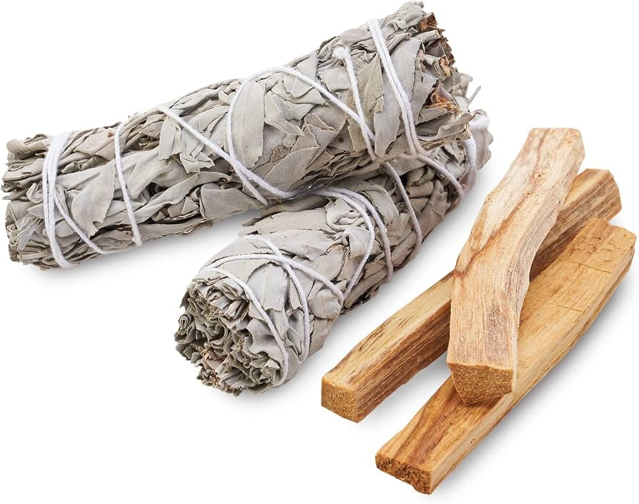 Smudge Kit Nachfüllpackung – Weißer Salbei & Palo Santo zum Verschmieren, Heilen, Rauchreinig... | Amazon (US)