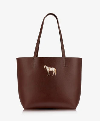 Hunter Horse Tote with Matching Wristlet | GiGi New York / Graphic Image