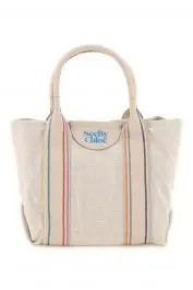 See by chloe 'laetizia' canvas and leather tote bag | Residenza725 US