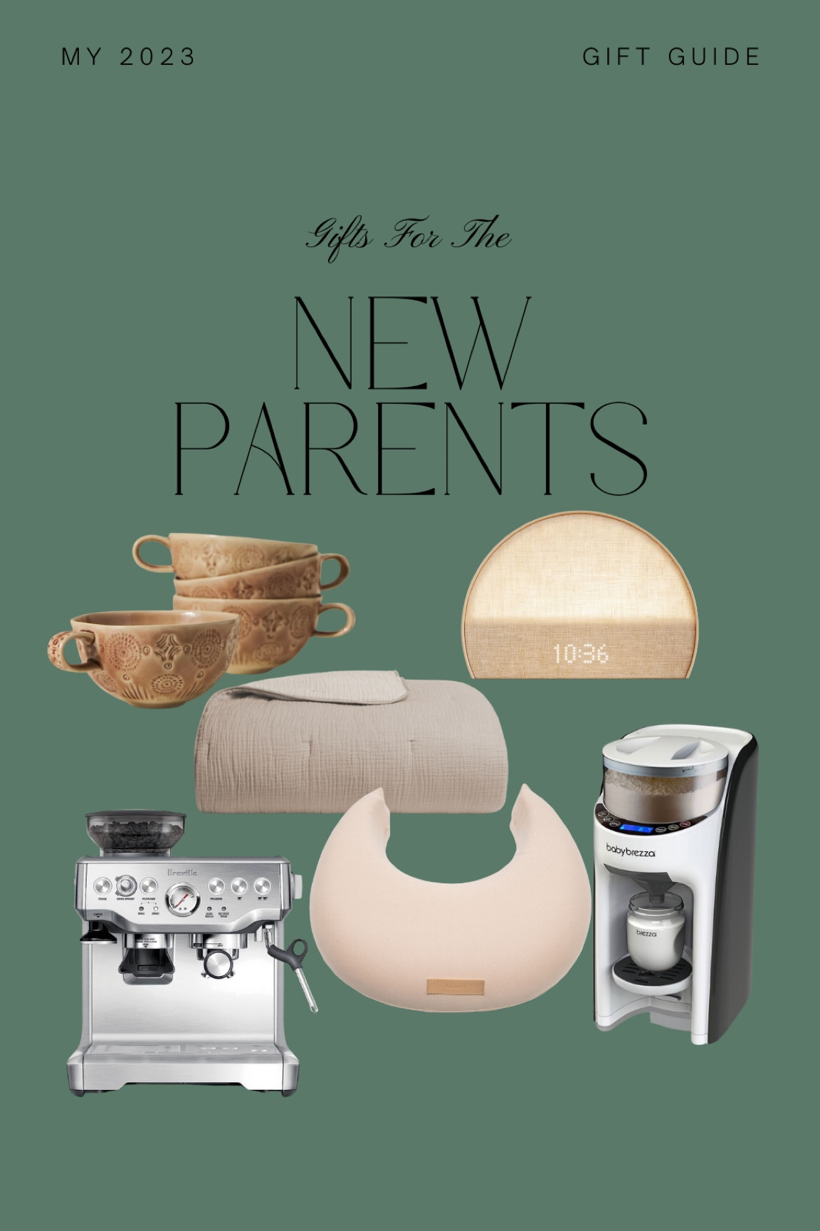 For the New Parents, some of our favorites we still love — the hatch restore for mommy and daddy’s room that’s also aesthetic! A coffee machine for them and a baby brezza for baby! Cozy mug set and beautiful quilt plus the best nursing pillow ever!! 🎁👼🏻✨

#LTKfamily #LTKHoliday #LTKGiftGuide