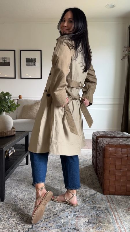 @walmartfashion does it again! I love every piece, especially the padded sandals and two-toned trench! The perfect spring fashion looks! #walmartpartner #walmartfashion

#LTKstyletip #LTKshoecrush #LTKfindsunder50