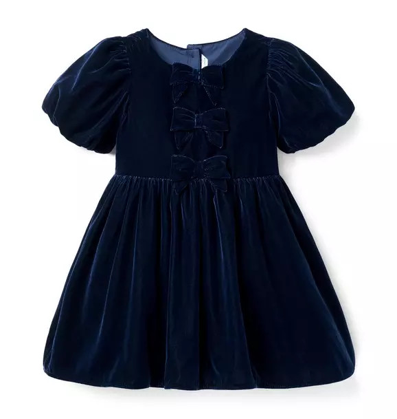 The Velvet Bow Dress | Janie and Jack