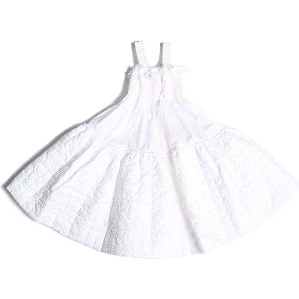 Diarra Tufted Frock, Sugar | Maisonette