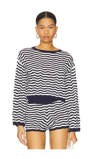 PQ Palmer Top in Navy,White. - size M-L | Revolve Clothing (Global)